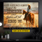 Motivational Personalized Cowgirl Canvas Painting, Keep Your Face Always Toward The Sunshine Wall Art Decor, Poster Gift For Cowgirl