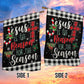 Jesus Is The Reason For The Season, Jesus Xmas Garden Flag - House Flag Gift