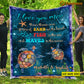 Personailzed Turtle Blanket, I Love You More Than There Are Sand On The Beach Fish In The Sea Fleece Blanket - Sherpa Blanket Gift For Turtle Lover, Turtle Owners