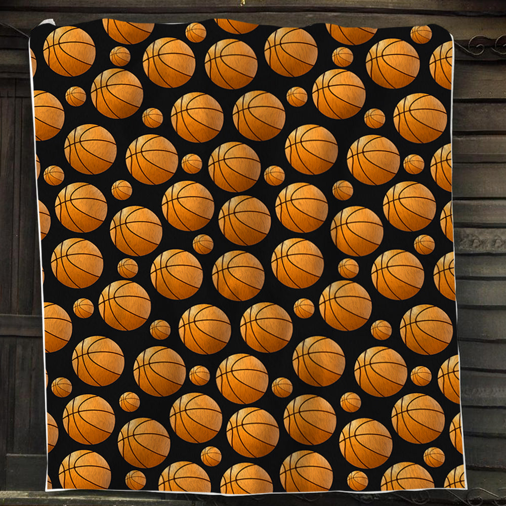 Basketball Blanket, This Is My Blanket Fleece Blanket - Sherpa Blanket Gift For Basketball Lovers, Basketball Players