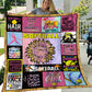 Softball Blanket, Softball She Believed She Could So She Did Fleece Blanket - Sherpa Blanket Gift For Softball Lovers, Softball Players, Softball Girls