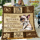 Mother's Day Dog Blanket, Any Woman Can Be A Mother Takes Someone Special Fleece Blanket - Sherpa Blanket Gift For Dog Lovers, Dog Owners