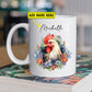 Personalized Cool Chicken Mug, My Level Of Sarcasm Depends On Your Level, Gift Mug, Cups For Chicken Lovers, Farmers