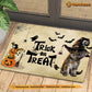 Cute Halloween Cat Doormat, Trick Or Treat, Gift For Cat Lovers, New Home Gift, Housewarming Gift, Cat Decor