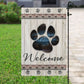 Dog Flag, Welcome To My House Dogshoe In Side Flag, Gift For Dog Lovers, Dog Owners