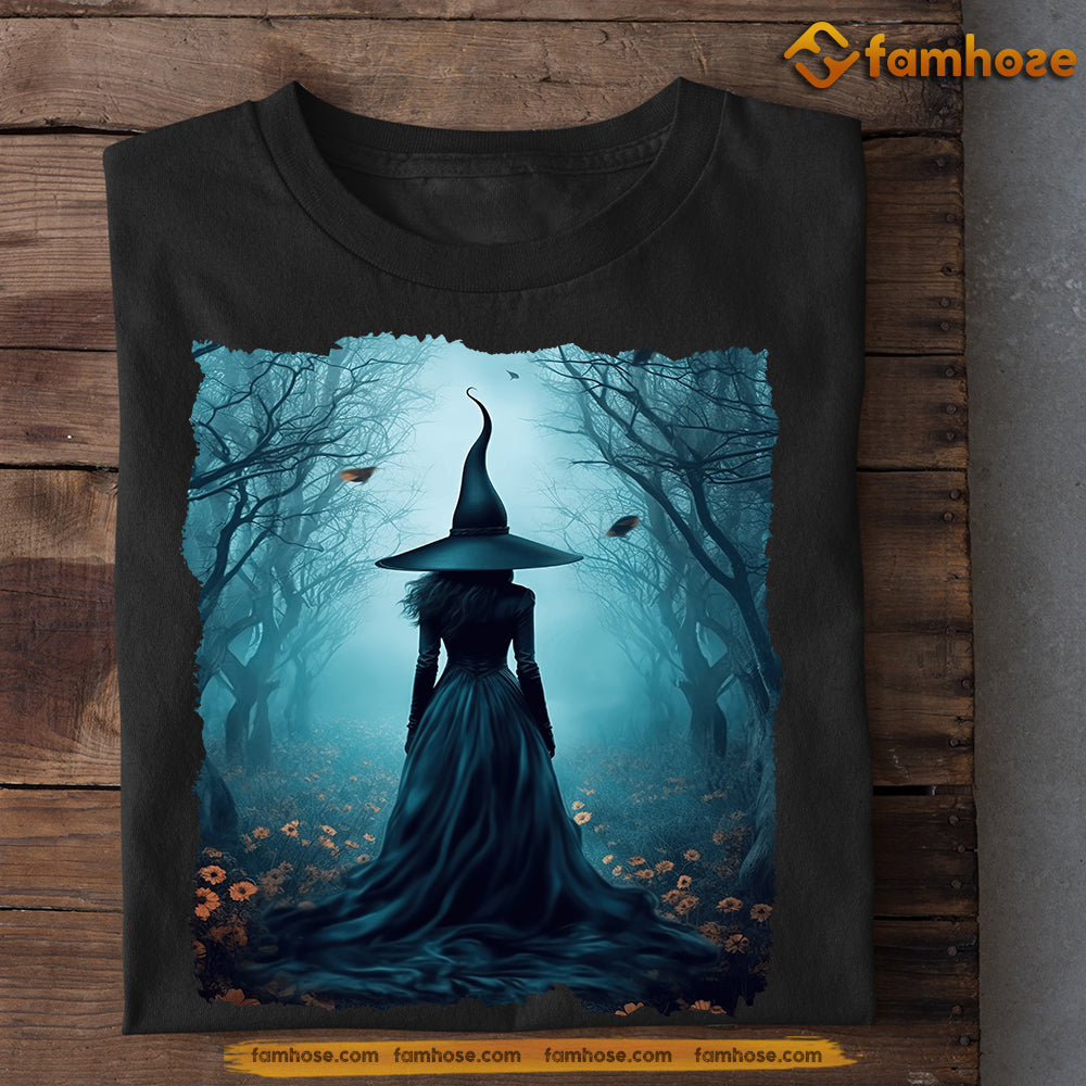 Witch T-shirt For Halloween Costume Gift, The Witch Twilight Dark Forest