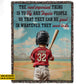 Personalized Baseball Boy Fleece Blanket For Kids, Try And Inspire Woven Blanket, Cool Sherpa Blanket Gift For Baseball Lovers