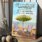 Turtle Poster & Canvas, Like A River Flows Surely To The Sea Take My Hand, Turtle Canvas Wall Art, Poster Gift For Turtle Lovers