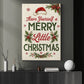 Christmas Quote Canvas Painting, Have Yourself A Merry Little Christmas Wall Art Decor, Xmas Poster Gift To Decor House Or Office