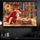 Christmas Nativity Scene Quote Canvas Painting, May We Never Forget Who Christmas Is Really About Wall Art Decor, Xmas Poster Gift To Decor House Or Office