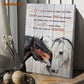 Horse Poster & Canvas, Life Is Too Short To Argue And Fight Count Your Blessings, Horse Canvas Wall Art, Poster Gift For Horse Lovers