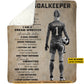 Personalized Soccer Fleece Blanket, I Am A Goalkeeper Sport Woven Blanket, Cool Sherpa Blanket Gift For Goalkeeper Girls