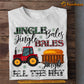 Tractor Christmas T-shirt, Tractor & Hay Holiday, Christmas Gift For Tractor Lovers, Tractor Tees