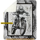 Personalized Motocross Fleece Blanket, Fuel Your Passion For Motocross Woven Blanket, Cool Sherpa Blanket Gift For Motocross Lovers