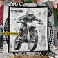 Personalized Motocross Fleece Blanket, Fuel Your Passion For Motocross Woven Blanket, Cool Sherpa Blanket Gift For Motocross Lovers