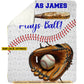 Personalized Baseball Fleece Blanket, Let's Plays Ball Sport Woven Blanket, Cool Sherpa Blanket Gift For Baseball Lovers