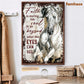 Horse Poster & Canvas, Faith Is Daring The Soul To Go Beyond What The Eyes Can See, Horse Canvas Wall Art, Poster Gift For Horse Lovers