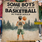 Personalized Basketball Boys Fleece Blanket, Some Boys Born With Basketball In Their Souls Sport Woven Blanket - Sherpa Blanket Gift For Basketball Kids, Basketball Lovers