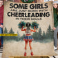 Personalized Cheerleading Girl Fleece Blanket, Born With Cheerleading In Their Souls Woven Blanket, Cool Sherpa Blanket Gift For Kids, Cheerleading Lovers