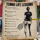 Personalized Tennis Girls Fleece Blanket, Tennis Life Lessons Woven Blanket, Cool Sherpa Blanket Gift For Tennis Girls, Tennis Lovers