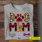 Personalized Dog T-shirt, Dog Mom, Mother's Day Gift For Dog Lovers, Dog Owners,  Dog Mom Tees