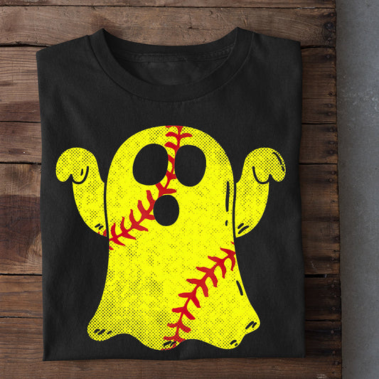 Halloween Softball T-shirt, Boo, Gift For Softball Lovers, Softball Tees