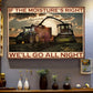 Funny Tractor Poster & Canvas, If The Moisture's Right We'll Go All Night, Tractor Canvas Wall Art, Poster Gift For Tractor Lovers