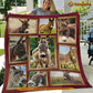 Strong Donkey Blanket, Look At Me Donkey Fleece Blanket - Sherpa Blanket Gift For Donkey Lover