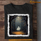 Halloween Ghost T-shirt, The Ghost Playing On The Swing, Halloween Costume Gift, Ghost Tees