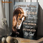 Horse Poster & Canvas, I Would Rather Stand With God And Be Judged By God, Horse Canvas Wall Art, Poster Gift For Horse Lovers