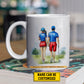 Personalized Golf Couple Mug, Golf Partners For Life, Best Valentine's Day Gift For Golf-Loving Couple, Golf Players