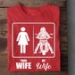 Cool Biker T-shirt, Your Wife Vs My Wife Tee Valentine's Day Gift For Motorcycle Lovers