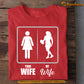 Funny Rugby T-shirt, Your Wife Vs My Wife Sport Tee Valentine's Day Gift For Rugby Lovers