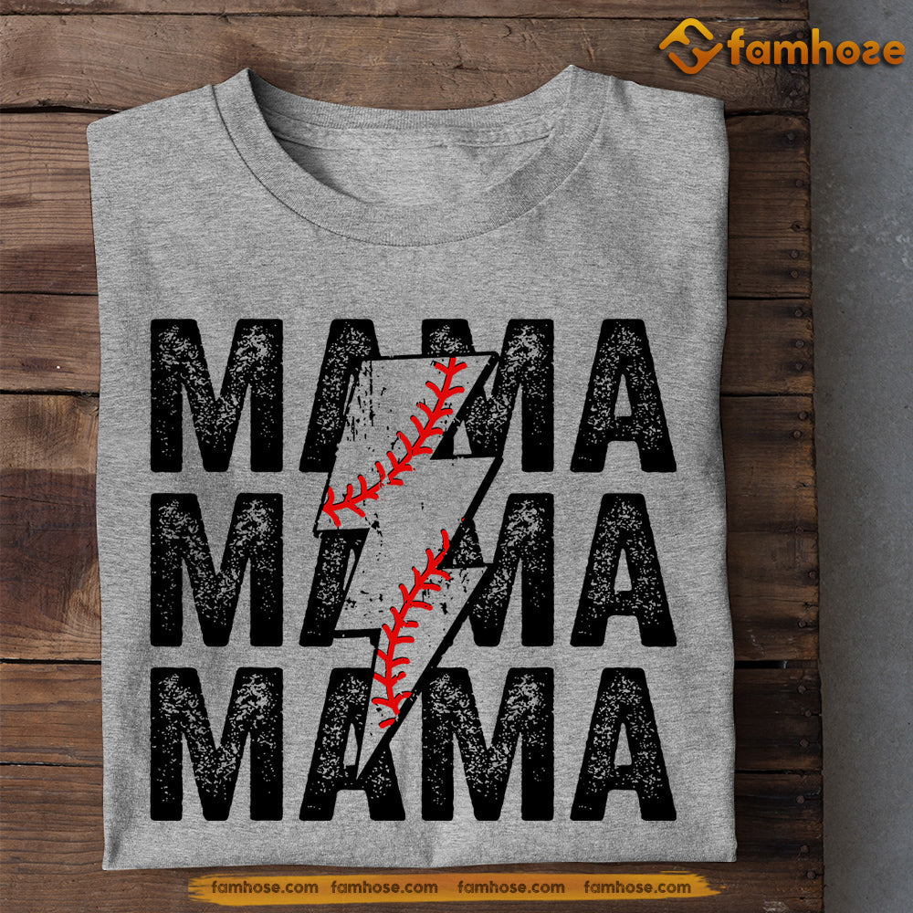 Baseball T-shirt, Mama Baseball, Gift For Baseball Lovers, Baseball Tees