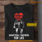 Funny Personalized Couple Basketball T-shirt, Basketball Partners For Life Tees Valentine's Day Gift For Husband & Wife Basketball, Basketball-Loving Couple