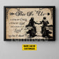 Vintage Personalized Couple Biker Canvas Painting, This Is Us Romantic Quotes Wall Art Decor, Poster Valentine's Day Gift For Motorcycle-Loving Couple