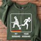 Firefighter Christmas Sweatshirt, My Husband Your Husband Crewneck Sweatshirt Gift For Firefighters