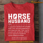 Cool Horse T-shirt, Horse Husband Tee Valentine's Day Gift For Horse Lovers