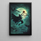 Vampire’s Midnight Dunk, Basketball Canvas Painting, Spooky Season Wall Art Decor, Halloween Poster Gift For Basketball Lovers