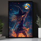 Magical Spike Canvas Painting, Spooky Season Wall Art Decor, Halloween Poster Gift For Volleyball Lovers