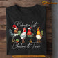 Chicken Christmas T-shirt, Making A List Chicken It Twice, Gift For Chicken Lovers, Chicken Tees, Farmers Tees