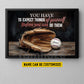 Personalized Baseball Canvas Painting, You Have To Expect Things Of Yourself Sport Wall Art Decor, Poster Gift For Baseball Lovers