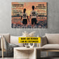 Vintage Personalized Soccer Couple Canvas Painting, I Choose You Romantic Quotes Wall Art Decor, Poster Valentine's Day Gift For Soccer-Loving Couple