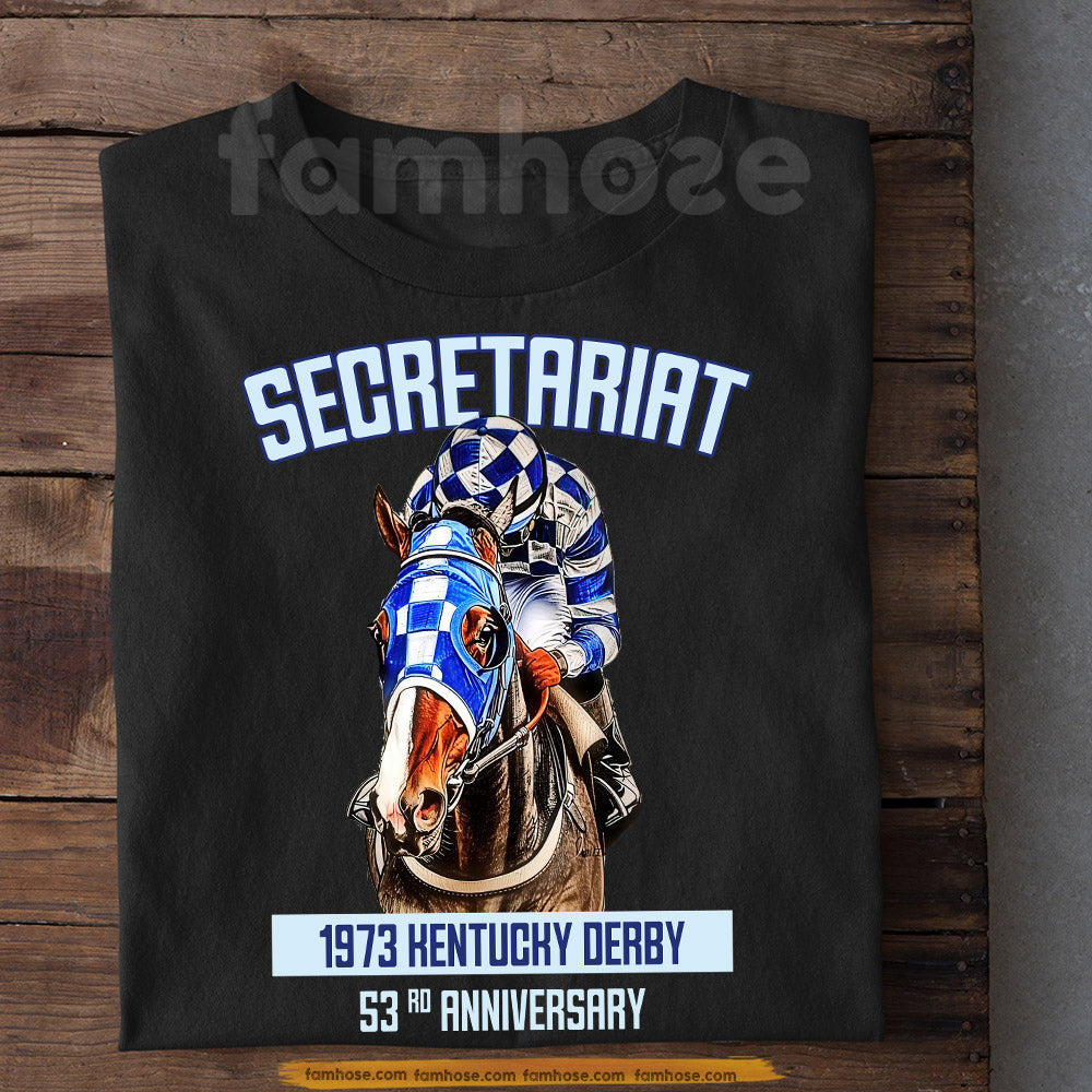 Kentucky Derby Day Horse Racing T-shirt, Secretariat Derby, Gift For Horse Racing Lovers, Horse Racing Tees