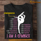 Funny Personalized Gymnastic T-shirt, I Am A Gymnast Sport Tee Valentine's Day Gift For Gymnastic Lovers