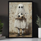 The Haunting Of The Pitch, Soccer Canvas Painting, Spooky Season Wall Art Decor, Halloween Poster Gift For Soccer Lovers