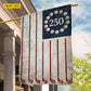 July 4th Golf 250 Anniversary USA Garden Flag & House Flag, Stars, Stripes And Fairways Outdoor Decor, Independence Day Yard Flag Gift For Golf Lover