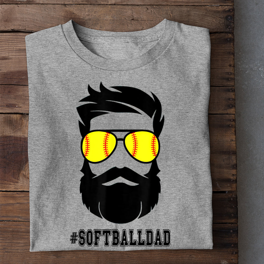 Funny Softball T-shirt, Softball Dad, Father's Day Gift For Softball Lovers, Softball Players