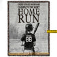 Motivational Softball Girl Fleece Blanket, The Next Home Run Sport Woven Blanket, Cool Sherpa Blanket Gift For Softball Lovers