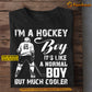 Cool Personalized Hockey Boy T-shirt, I'm A Hockey Boy Sport Tee Gift For Hockey Lovers